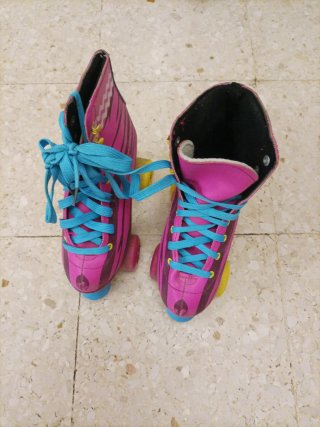 Patines rosas y azules Talla 36