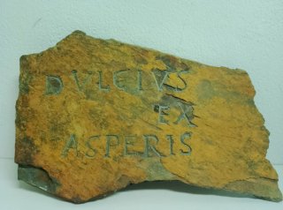 Inscripción Romana en Piedra