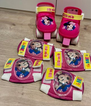 Patines y Protecciones Minnie Mouse