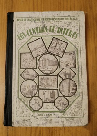 Los centros de interés 1932. Libro escolar