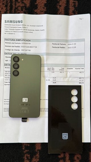 Samsung Galaxy S23 5G 256Gb Verde oliva
