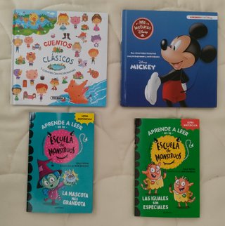 Lote 4 Libros Infantiles (3-7 Años) + 2 Regalos