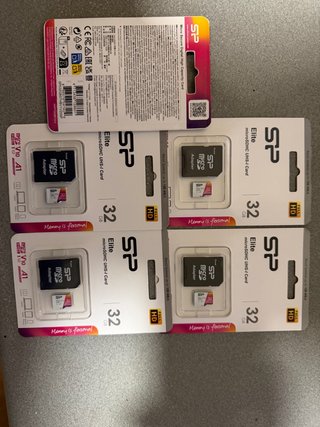 Pack 5 Tarjetas Micro SD 32GB Silicon Power nuevas