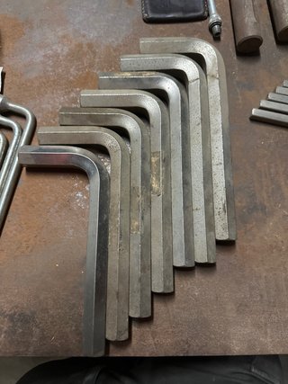 Set de 7 Llaves Allen de 22mm