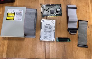 Lote SCSI IBM: CD-ROM, Disco Duro, Tarjeta