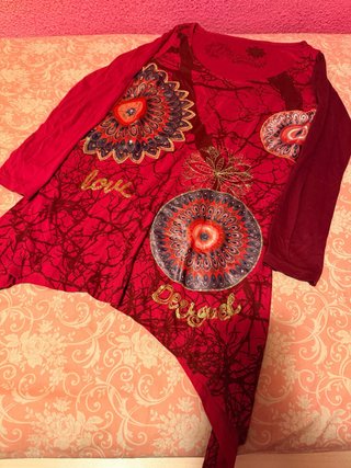 Vestido Desigual Multicolor con Estampado