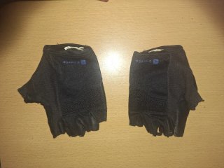 Guantes de gimnasio Domyos negros