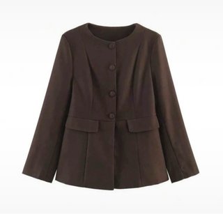 Blazer marrón mujer