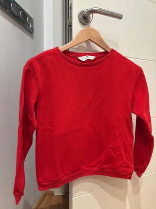 Sudadera Roja H&M Talla 134-140