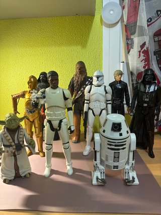 9 Figuras Star Wars