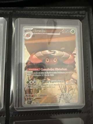 Carta Pokémon Crustle EX 186/187