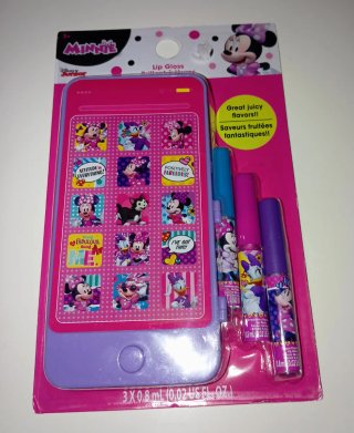 Set de 3 Brillos de Labios Minnie Mouse