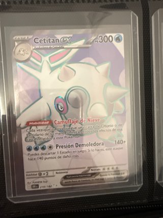 Carta Pokémon Cetitan EX 210/182