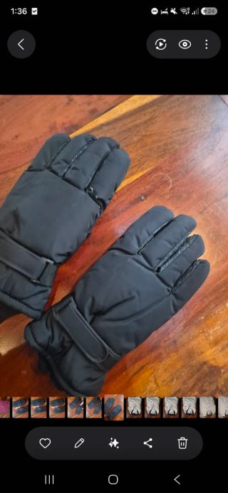 Guantes de Esquí Negros