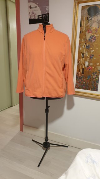 Chaqueta polar melocotón 4XL
