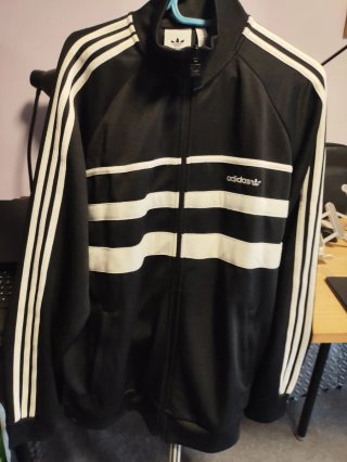Chaqueta Adidas Originals Negra y Blanca