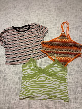 Lote de 3 tops y camisetas