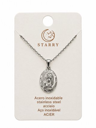 Collar Virgen Niña Plata