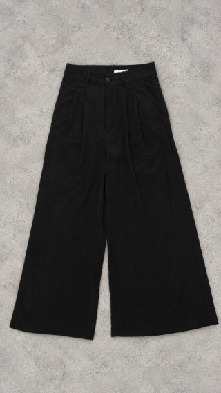 Black Wide Leg Trousers S • Pantalón Negro Palazzo
