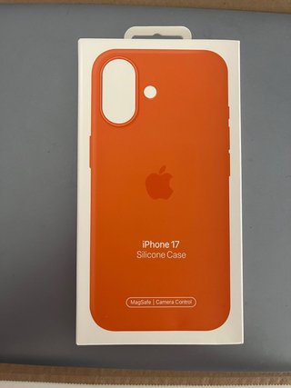Funda Silicona Apple iPhone 17 Naranja
