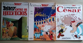 3 Comics Astérix en Portugués