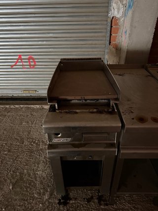 Plancha Industrial Macfrin a gas