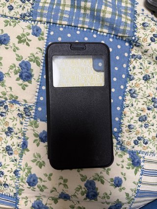 Custodia per iPhone XR a libro nera