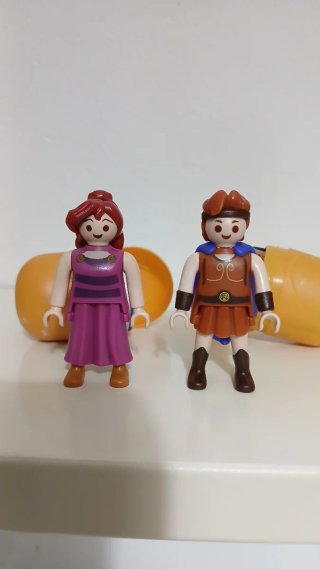Pack Muñecos Playmobil Hércules y Megara Huevos Ki