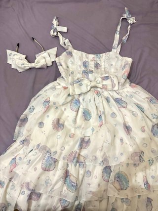 Vestido Lolita Estampado Conchas