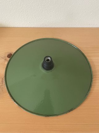 Lampada a piatto Vintage verde