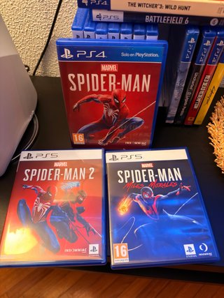 Lote 3 Juegos Spider-Man (PS4 y PS5)