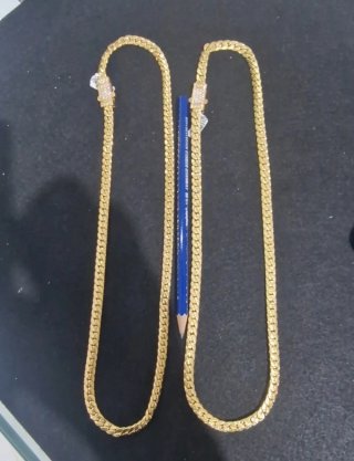 2 Cadenas Cubanas Oro 18 Kilates