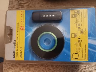 Tarjeta de Sonido USB 5.1 Surround Saytes