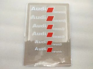 Vinilos pinzas de freno Audi Ceramic color blanco