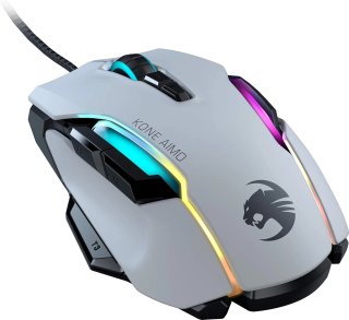 Ratón Gaming Optico con Cable Blanco Kone AIMO
