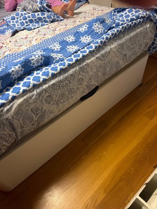 Cama Canapé 150cm Blanco