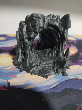 Escenografía Wargaming entrada a cueva