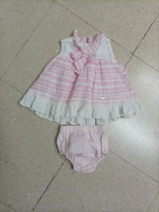 Bajada precio! Conjunto niña 12 meses vestido y br