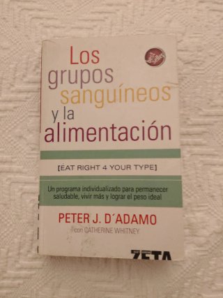 Los grupos sanguíneos y la alimentación