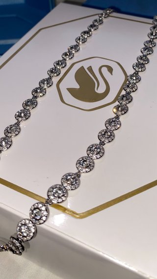 Collar Swarovski Plateado