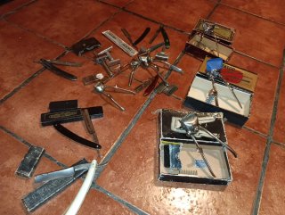Super lote barbería peluquería antigua