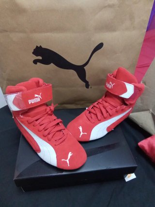 Zapatillas Puma Speedcat Botín Piel Rojas