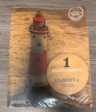 Libro de filosofía 1º Bachillerato.