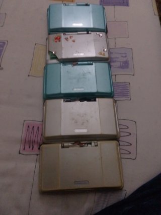 5 Console Nintendo DS Fat da restaurare