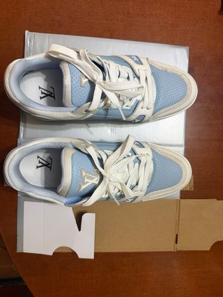 Zapatillas Louis Vuitton Azul y Blanco