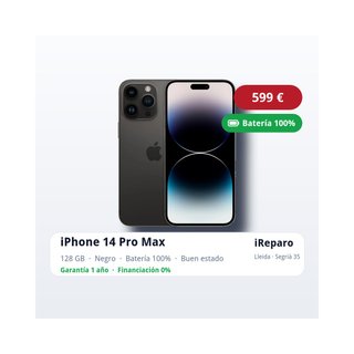 iPhone 14 Pro Max 128GB Nero