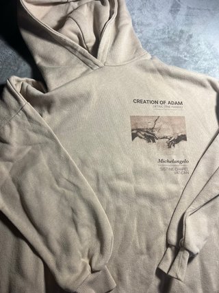 Sudadera Pull&Bear Beige Talla XS