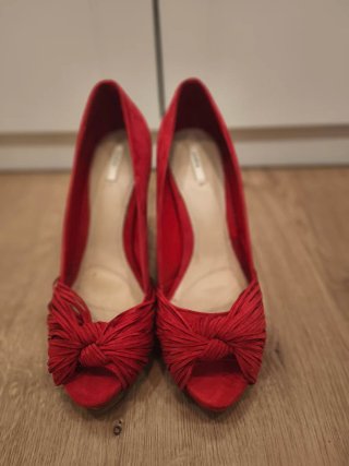 Zapatos Zara Rojos Elegantes