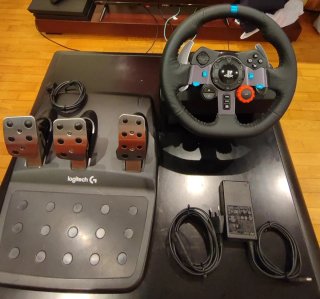 Volante LogitechG29+Pedales PC/PS5/PS4