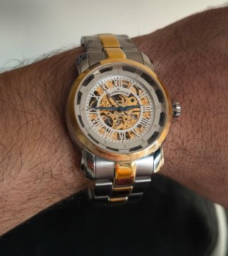 Reloj Automático Skeleton Lanscotte Insignia
